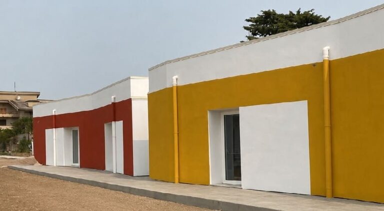 esterno dell'asilo nido di campo calabro