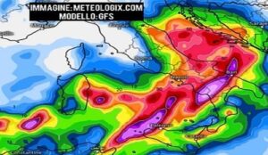 immagini dal satellite previsioni meteo uragano mediterraneo - medicane