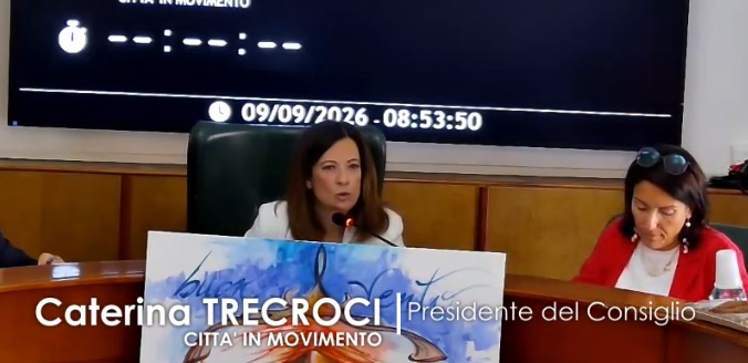 caterina trecroci presidente del consiglio del comune di villa san giovanni