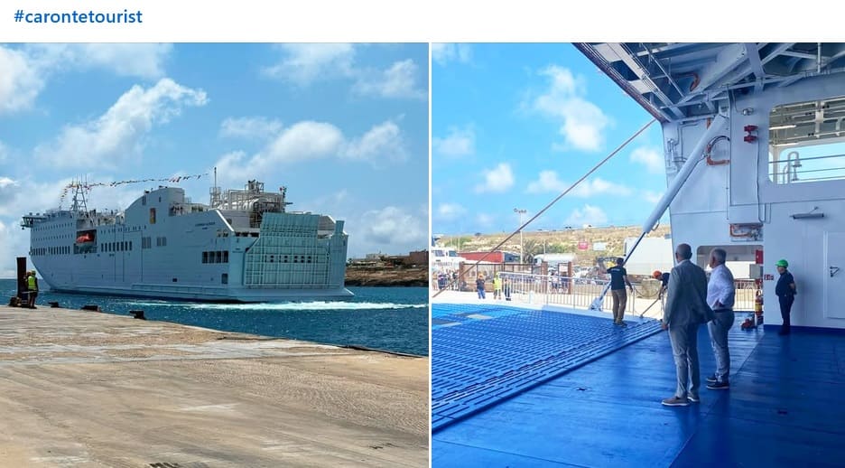 nave costanza i di sicilia caronte & tourist isole minori